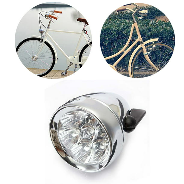 Vintage Retro Bicycle Bike Front Light Lamp 7 LED Fixie Bike Headlight